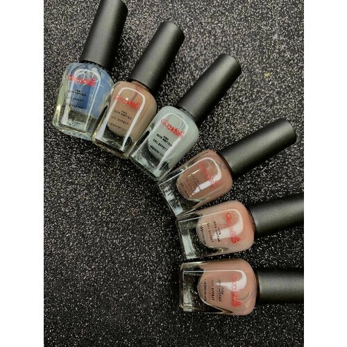 Лак для ногтей Gel Effect 5цв. (набор) Glory&Shain