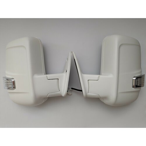 Зеркала газель белые с повторителем комплект