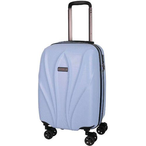 фото Чемодан eberhart, поликарбонат, пластик, 42 л, фиолетовый