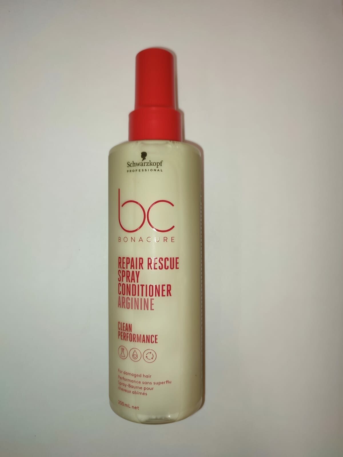 Schwarzkopf Спрей-кондиционер BONACURE REPAIR RESCUE для поврежденных волос, смягчает, уплотняет и придает блеск, 200 мл