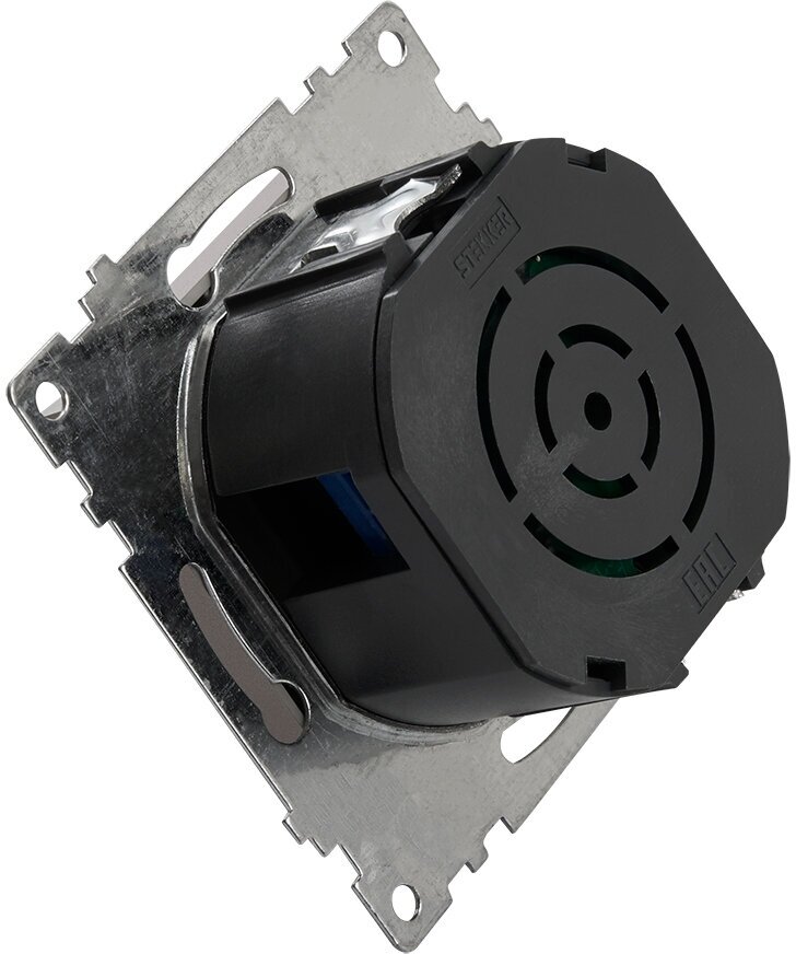 Диммирующий выключатель STEKKER TRIAC (механизм), GLS10-7106-03, 250V, 500W, серия Катрин, серебро 39587 - фотография № 5