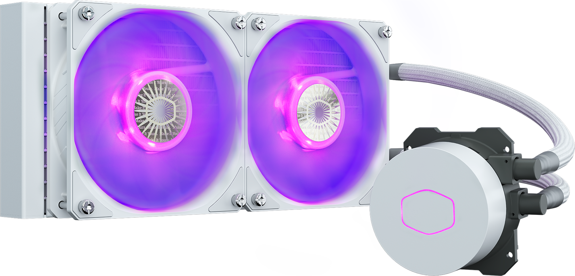 Система жидкостного охлаждения Cooler Master MasterLiquid ML240L V2 RGB White (MLW-D24M-A18PC-RW)