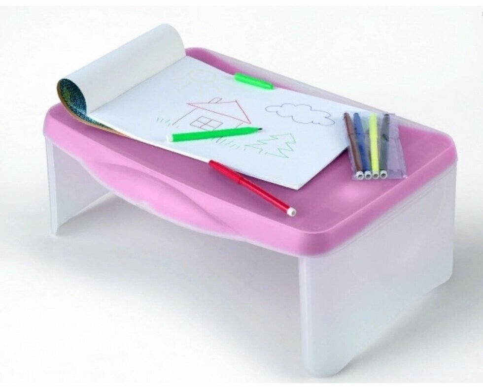 фото Столик раскладной "Фантом" розовый