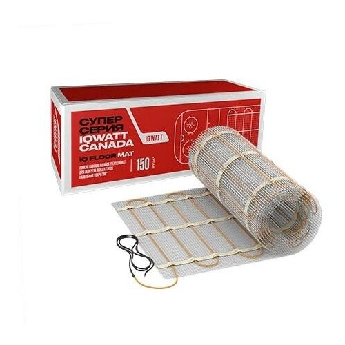 Тонкий самоклеящийся греющий мат IQ FLOOR MAT 9м 22500₽