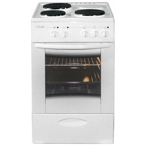 Плита Электрическая Лысьва ЭП 301 MC белый эмаль стеклянная крышка 1719300₽