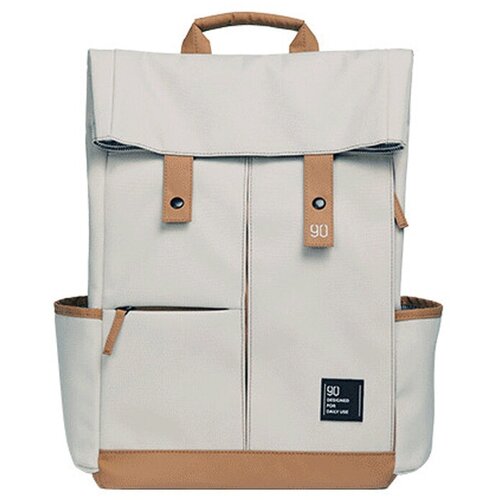 фото Влагозащищенный рюкзак xiaomi 90 points vibrant college casual backpack white