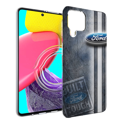 Чехол MyPads ford форд 2 для Samsung Galaxy M53 (SM-M536) задняя-панель-накладка-бампер чехол mypads хк трактор челябинск для samsung galaxy m53 sm m536 задняя панель накладка бампер