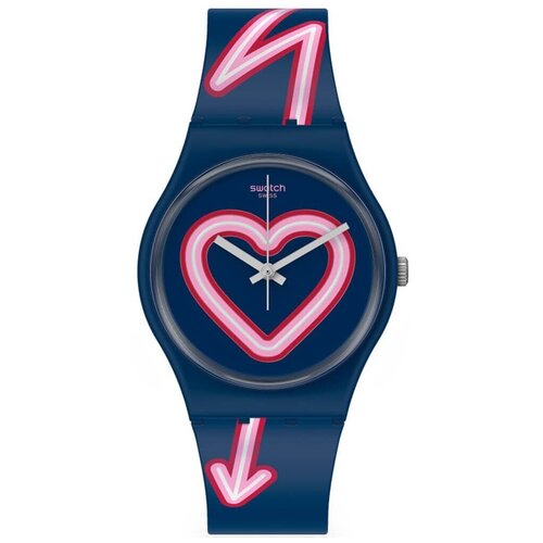 Наручные часы swatch Gent, синий наручные часы swatch gent розовый