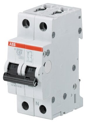 Автоматический выключатель ABB S201 +N (С) 6кА