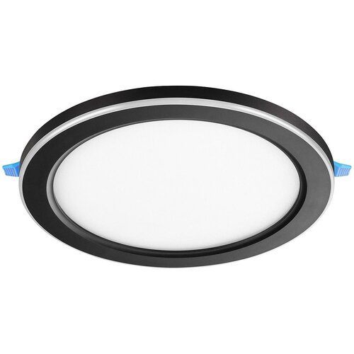 Встраиваемый светильник Novotech Span 359017, LED, 24Вт, кол-во ламп:1шт, Черный