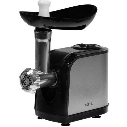 Мясорубка электрическая KELLI KL-5002 2600 Вт 2 скорости 2 насадки серебристая 822300₽