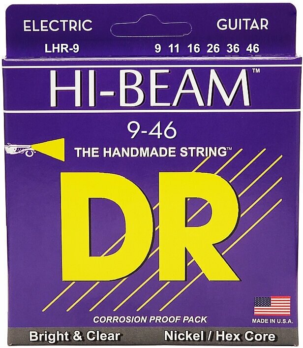 DR LHR-9/46 HI-BEAM струны для электрогитары 9 46