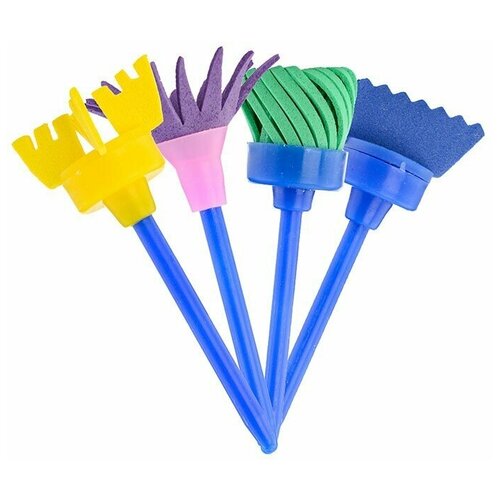 Набор кистей из EVA 4 шт ОПП-упаковка 299₽