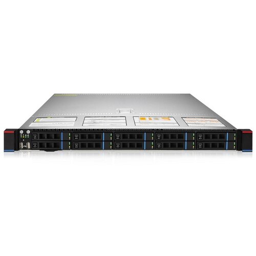 Сервер Gooxi SL101-D10R-NV-G3 без процессора/без накопителей/количество отсеков 2.5