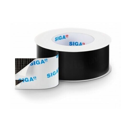 Лента SIGA Wigluv black 20/40 60mm (снаружи помещения), для склеек, переходов и врезок при монтаже мембраны на кровле