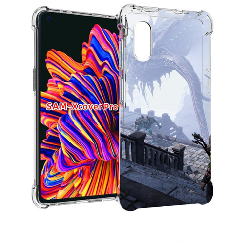 Чехол MyPads Divinity Original Sin II для Samsung Galaxy Xcover Pro 1 задняя-панель-накладка-бампер чехол mypads divinity original sin ii для samsung galaxy z fold 4 sm f936 задняя панель накладка бампер