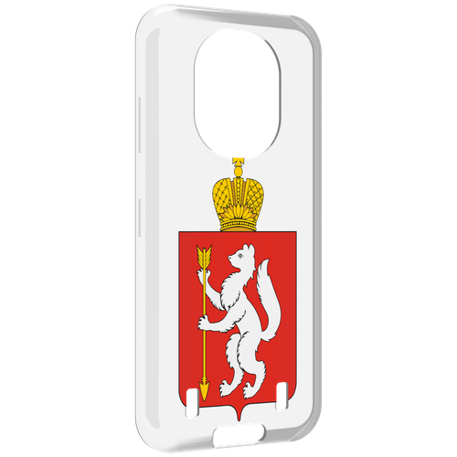 Чехол MyPads герб-свердловская-область-екатеринбург для Oukitel WP16 задняя-панель-накладка-бампер
