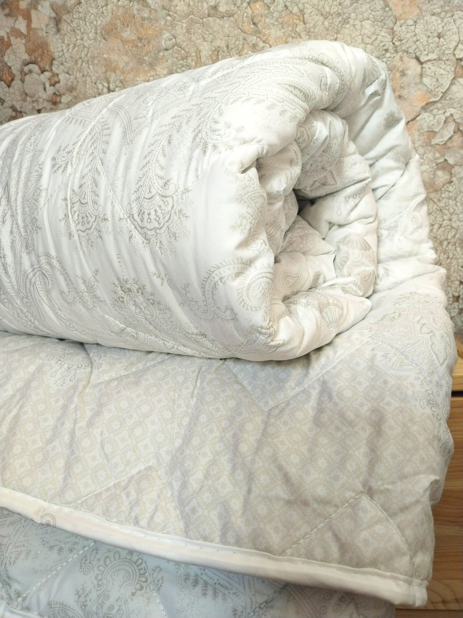 Одеяло Асика Евро размер 200x220 см, наполнитель волокно шелкопряда - фотография № 3
