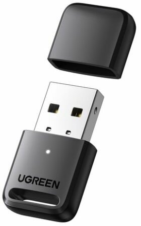 Адаптер Bluetooth UGREEN CM390 80890_ BT 5.0 черный