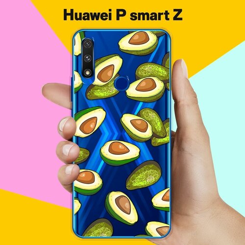 Силиконовый чехол Авокадо на Huawei P smart Z силиконовый чехол давид на huawei p smart z