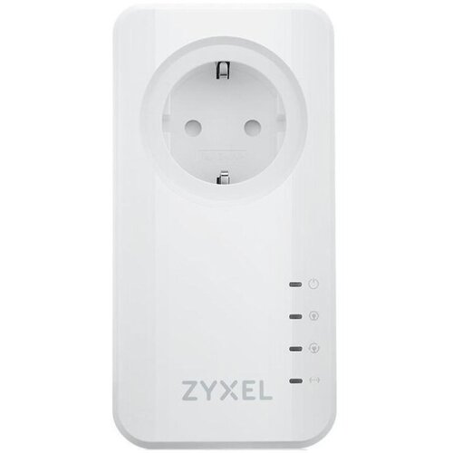 Сетевой адаптер Powerline Zyxel PLA6457 PLA6457-EU0201F AV2400 Gigabit Ethe адаптер zyxel pla6457 eu0201f