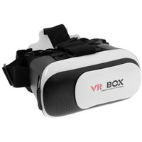 3D Очки виртуальной реальности LuazON VR 2, смартфоны до 6.5" (75х160мм), черно-белые