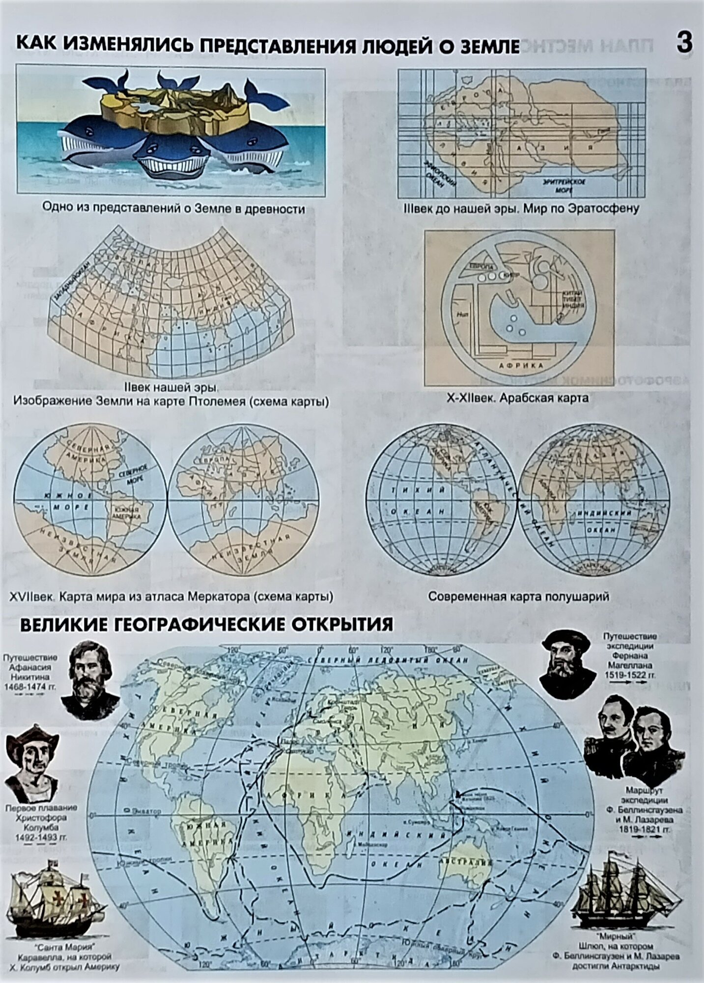 Атлас + контурные карты. С изменениями. 6 класс. Физическая география. Начальный курс. - фото №7