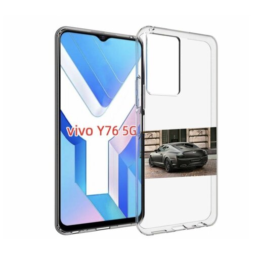 Чехол MyPads bentley бентли 1 мужской для Vivo Y76 5G задняя-панель-накладка-бампер