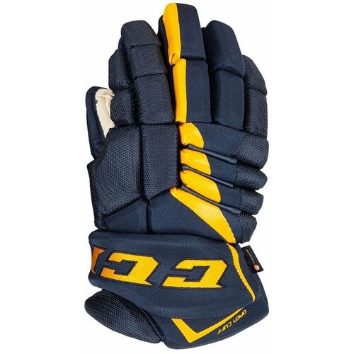 Перчатки игрока HG JETSPEED FT4 GLOVES SR NV/YL перчатки ccm jetspeed ft4 pro sr blk wht 13