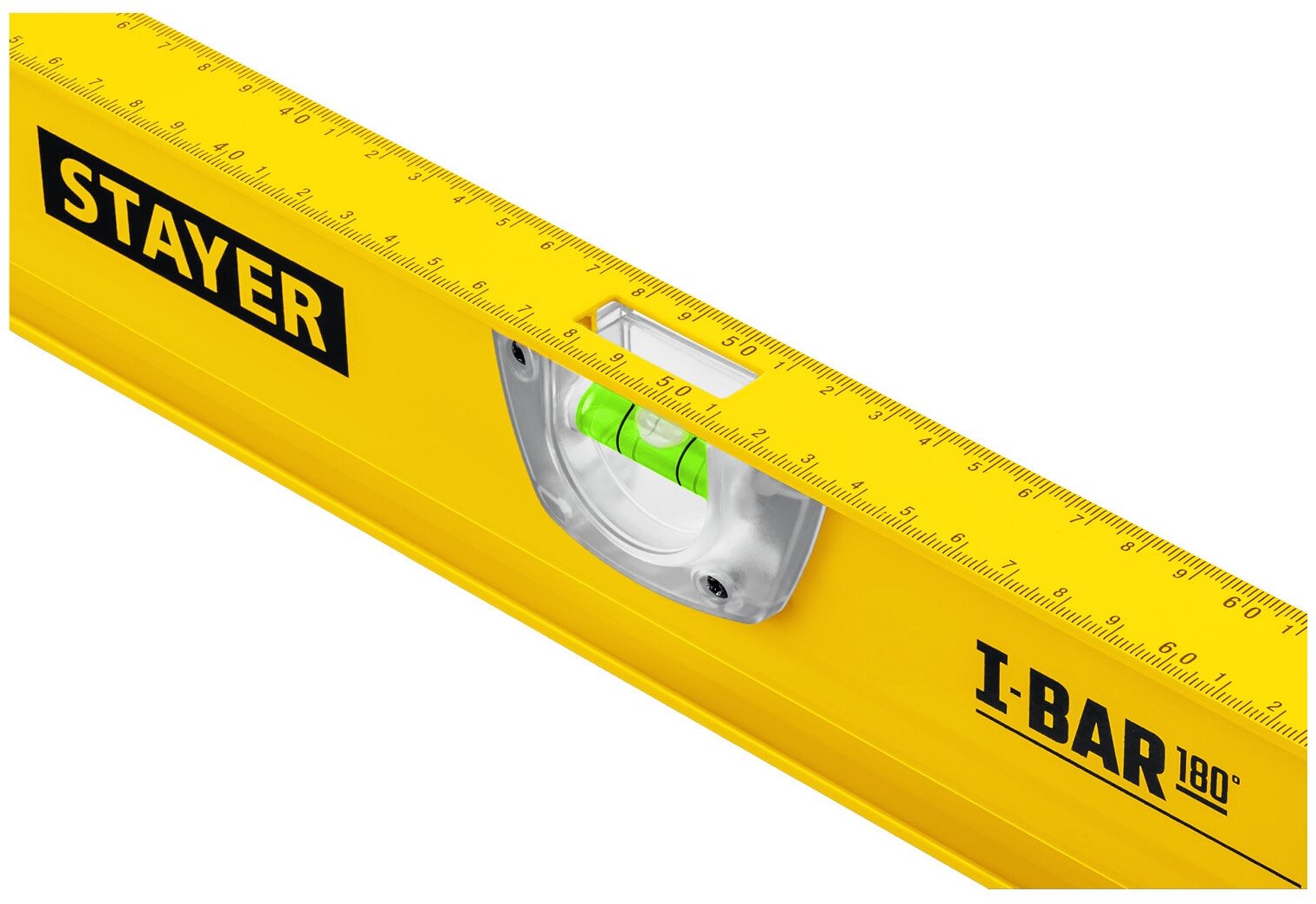 STAYER I-Bar 180˚, 400 мм, двутавровый, уровень с поворотным глазком (3470-040)