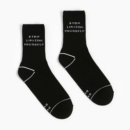 фото Носки minaku, размер 37, черный