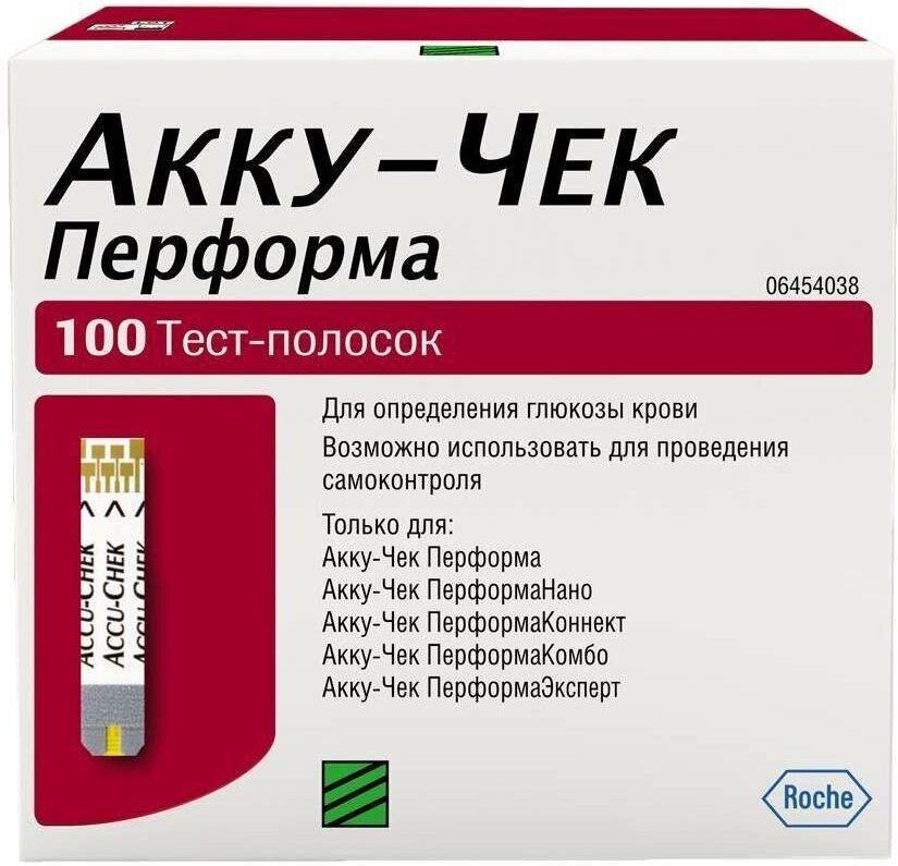 Тест-полоски ACCU-CHEK PERFORMA N100