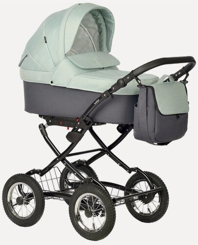 Изображение товара Коляска-люлька Indigo BLUES Classic всесезонная, классическая (01), шалфей