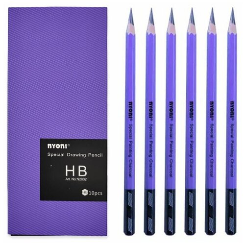 Набор Карандашей Чернографитных 10 шт.