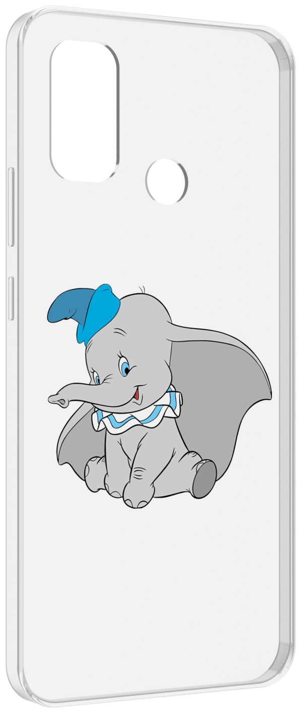 Чехол MyPads слоненок-с-большими-ушками для UleFone Note 10P / Note 10 задняя-панель-накладка-бампер