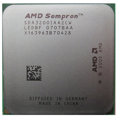 Процессор AMD Sempron-64 3200+, SDA3200IAA2CW