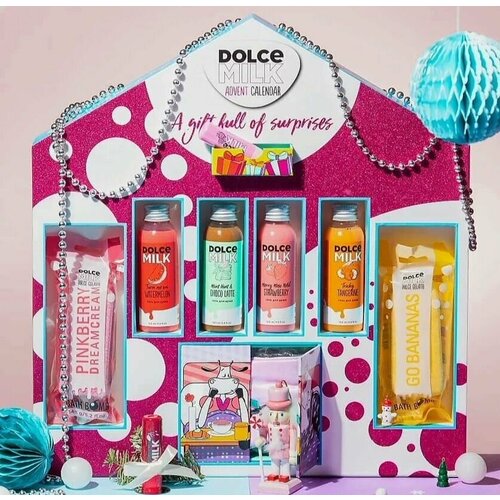 DOLCE MILK Набор Advent calendar гель для душа petrova витаминный коктель грейфрукт и арбуз 240 мл