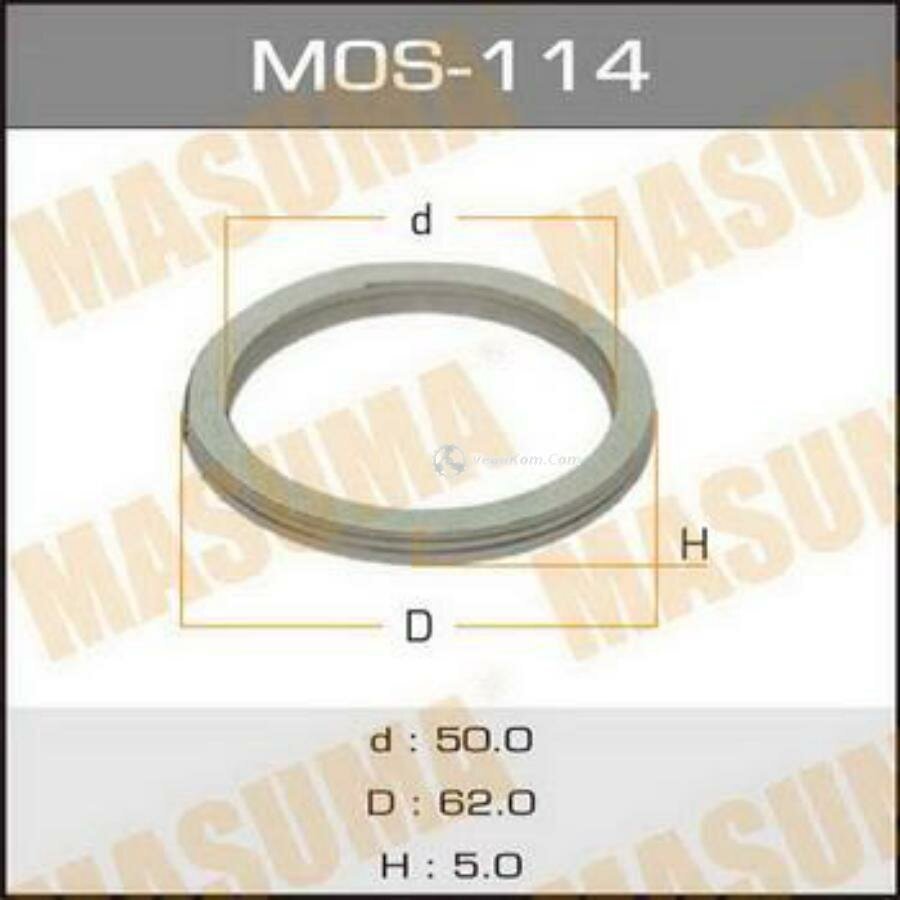 MOS-114_кольцо глушителя уплотнительное!(м) 50х62\ MOS114