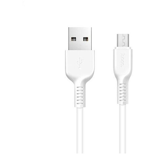 Кабель USB HOCO X20 Flash для Micro USB 2А, 1м, белый кабель usb hoco x20 flash usb type с 2а 2м белый