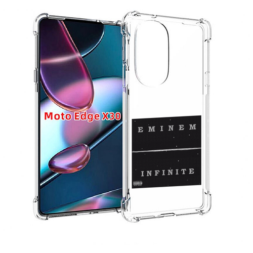 Чехол MyPads Eminem INFINITE для Motorola Moto Edge X30 задняя-панель-накладка-бампер