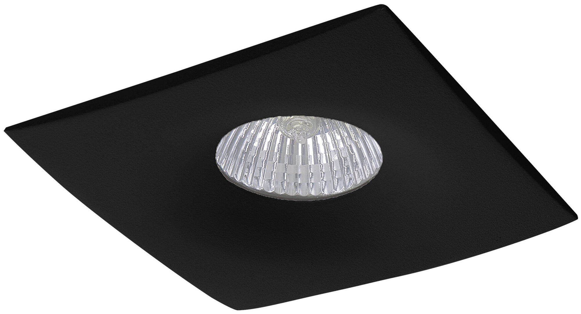 Встраиваемый светильник Lightstar Levigo 010037, GU5.3, 50Вт, кол-во ламп:1шт, Черный