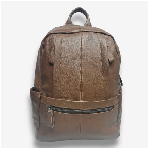 фото Рюкзак кожаный мужской 5609-rm-brown noname