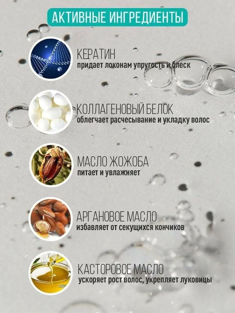 Шампунь для волос кератиновый Keratin LPP Lador/Ладор 150мл La'Dor - фото №9