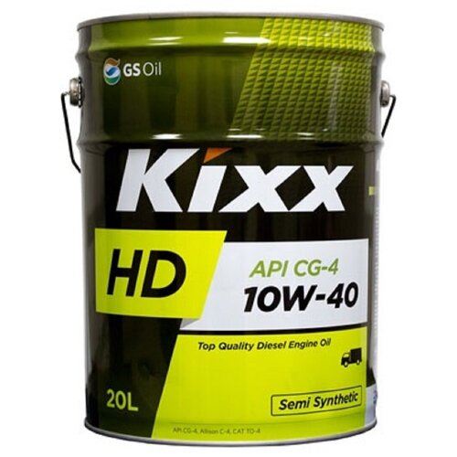 Моторное масло Kixx HD CG-4 10W-40 полусинтетическое 20 л