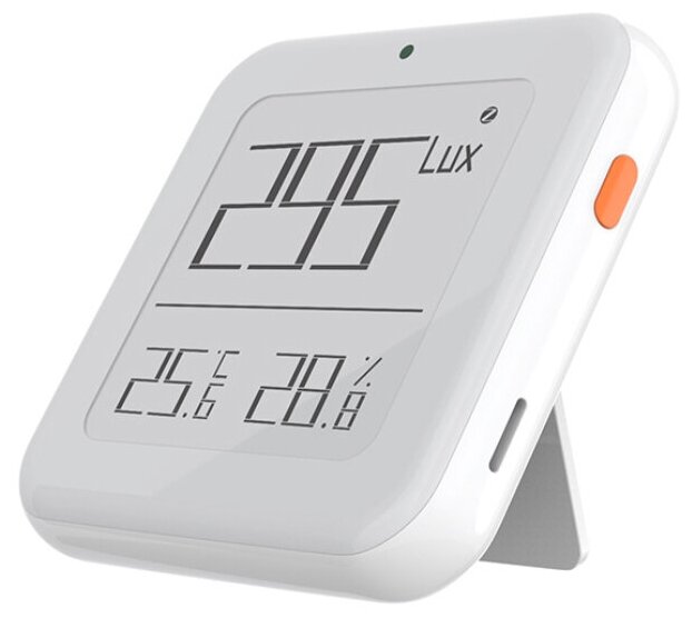 Датчик температуры влажности освещенности Tuya Zigbee c E-ink дисплеем для Умного Дома