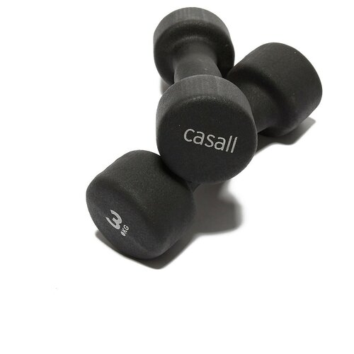 гантели для аква аэробики beco power dumbbell пара сильное сопр l с фиксатором Гантели Dumbbell Neoprene 2x3 kg CASALL