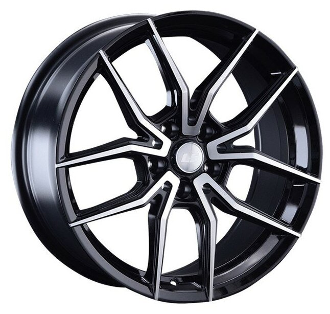 Диски LS Wheels 1242 7,5x17 4x100 D60.1 ET40 цвет BKF (черный)