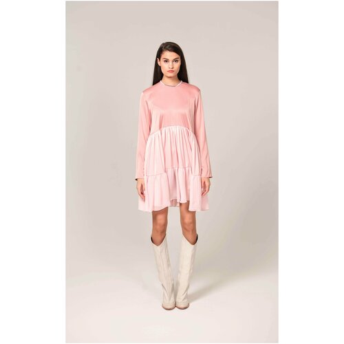 фото Платье трехслойное, шёлковое- расклёшенное sv2 studio