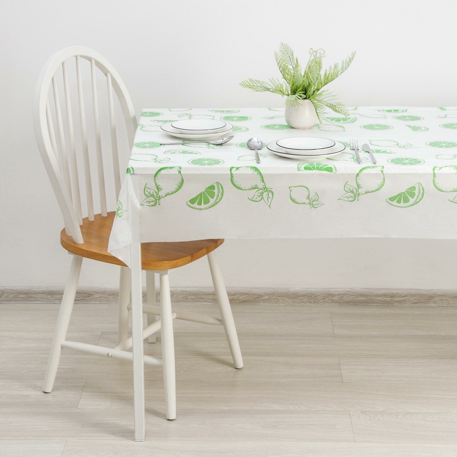 фото Скатерть без основы одноразовая «Лимоны», 110×150 см