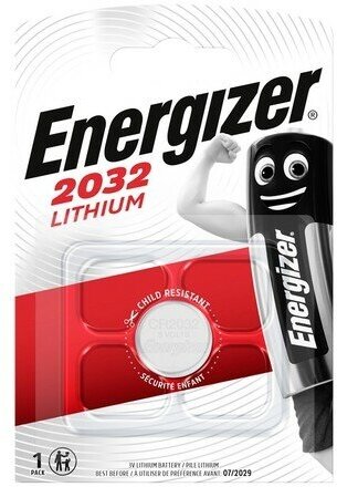 ENERGIZER 7638900083040 Батарейка ENERGIZER Lithium CR2032 BL1